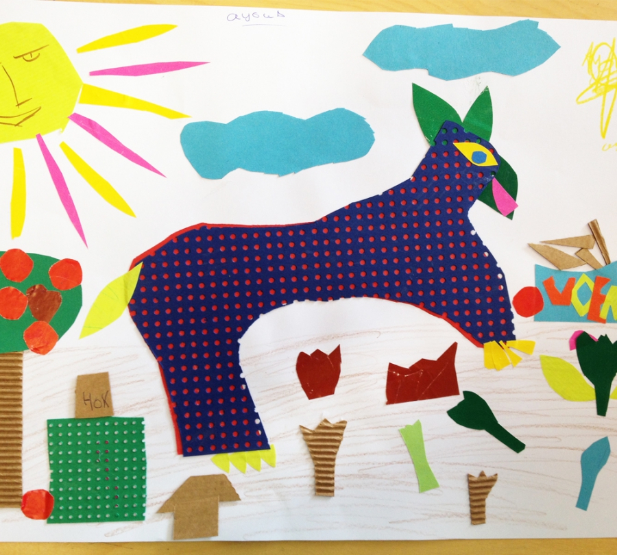 Bij deze lessen leren kinderen de magie van collage: knippen, plakken en kijken. Met een ruime keuze uit tal van kleurige papiersoorten worden bij deze lessen de mooiste creaties gemaakt. Fantasie, uitproberen, het maken van kleurencombinaties staat bij deze lessen centraal. We gebruiken alleen papier. 

 
